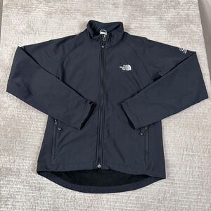 The North Face Flight Series Mens Black Softshell Fleece Lined Jacket Medium